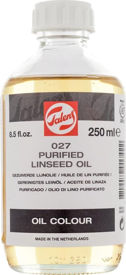 Talens Gezuiverde Lijnolie 027 Fles 250 ml