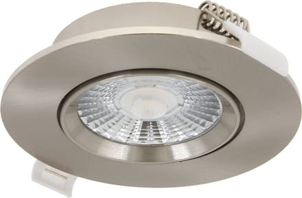 Inbouwspot - 6W Dim to Warm Zilver - Geborsteld IP44