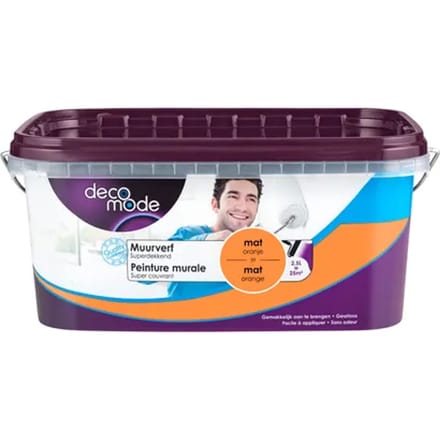 Decomode Muurverf - Mat - Wit - 2,5l