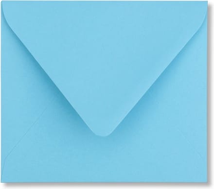 Envelop 12,5 x 14 Oceaanblauw, 100 stuks