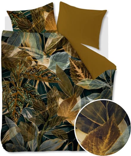 Beddinghouse Foresta dekbedovertrek - Tweepersoons - 200x200/220 - Groen