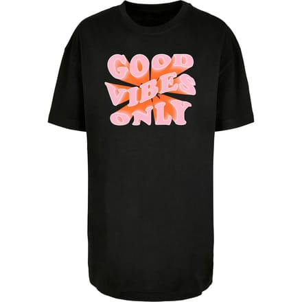 Dames-T-shirt oversized Merchcode Summer - Good Vibes Only
