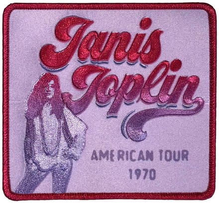 Janis Joplin - American Tour 1970 Patch - Paars