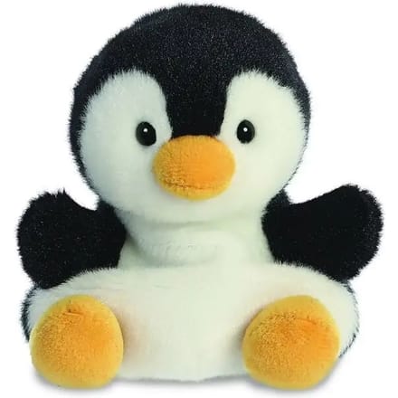 Aurora Pluche dieren knuffel - pinguin - dierentuin cadeau knuffel - 13 cm
