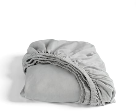 Cinderella - Hoeslaken (tot 25 cm) - Double Jersey - 70x200 - Lichtgrijs