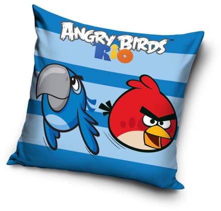 Angry Birds Kussensloop Katoen 40x40 cm - Dubbelzijdig Design