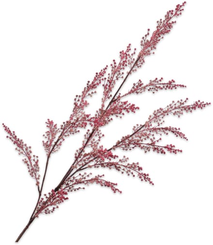Silk-ka - Kunstbloem - bessentak - roze - H89 cm