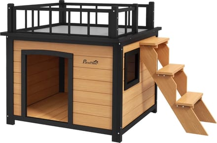 Hondenhok - Buiten - Bench - Ren - Weerbestendig - Kennel - Rek - Hout