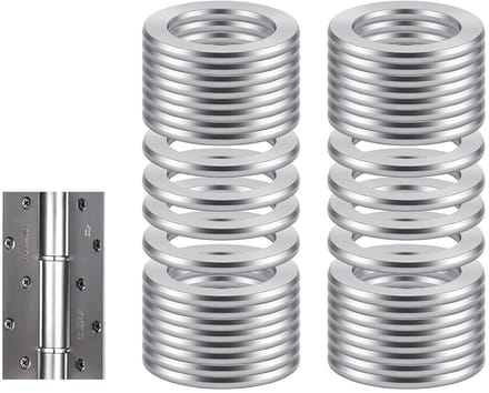 Set van 100 RVS M10 Vlakke Ringmoeren 10mm x 16mm voor Deuren, Meubels en Machines