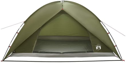vidaXL - Campingtent - met - waterdichte - regenfly - 5-persoons - Olijfgroen