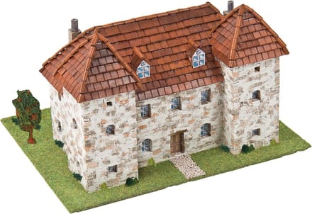Domenech Frans Huis Bouwpakket - Steen - Gemiddelde moeilijkheidsgraad - 1:87
