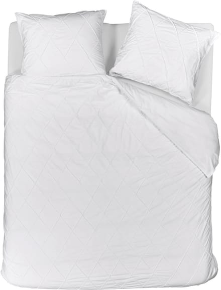 Riviera Maison Elegance dekbedovertrek - Lits-Jumeaux - 240x200/220 - Wit
