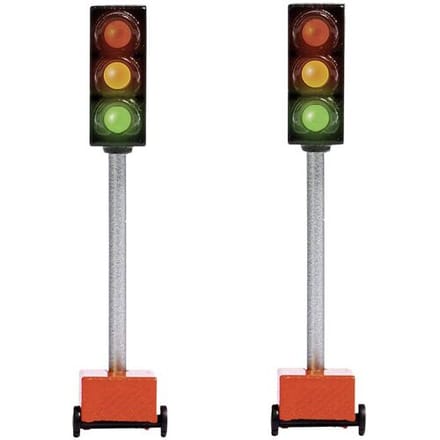 Busch H0 Bouwplaats verkeerslichten Functioneel model 5451 2 stuk(s)