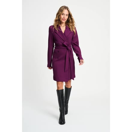 POM Amsterdam Dress - Plum Taglia: 42 | Vestiti Outlet | Donna | Magenta