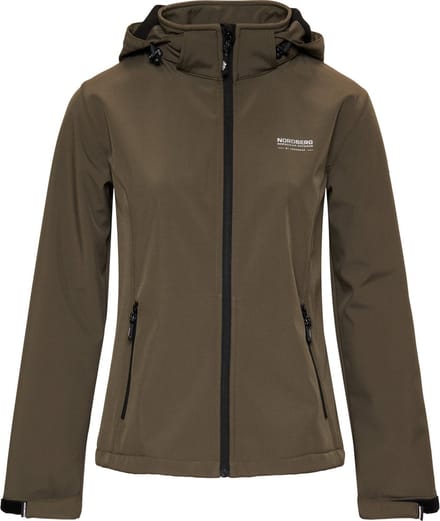 Nordberg Ingrida Softshell Jas Dames - Army - Maat M
