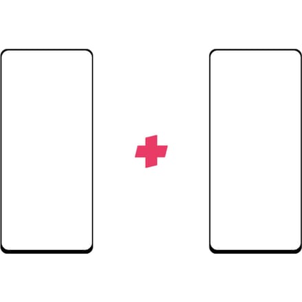 DuoPack: Samsung Galaxy M51 screenprotector gehard glas Edge to Edge
