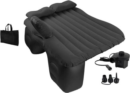 RVV® Auto Matras - Auto Luchtbed - Opblaasbed Auto - 145 x 80 x 50 - met V12 Pomp