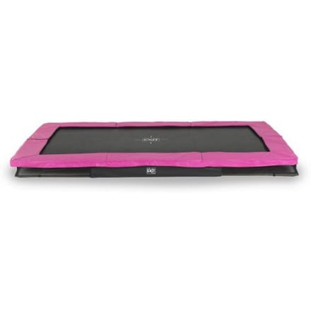 EXIT Silhouette Sporttrampoline 244x366cm - Inground - Ingraaftrampoline - Rechthoekig - Voor Kinderen - Roze