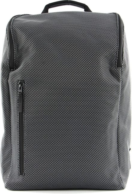 JOST Laptop rugzak Rugzak met laptopvak Mesh Man Daypack Backpack Silver Wit Zwart