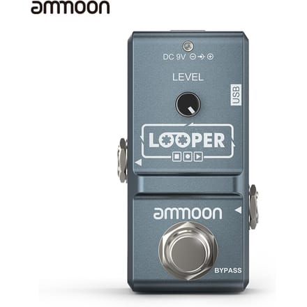 Ammoon AP-09 Nano Series Loop Effectpedaal voor elektrische gitaar Looper True Bypass Onbeperkte overdubs 10