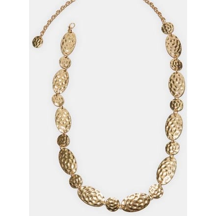 Stradivarius Riem met ovale studs  Goud S