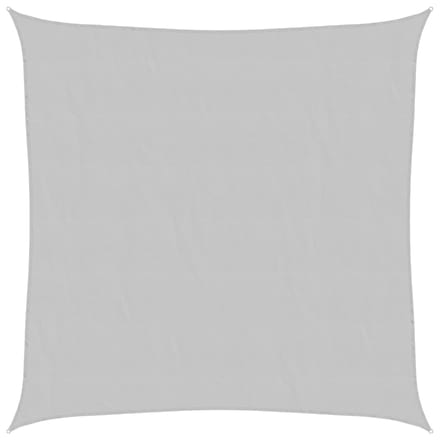 vidaXL - Zonnezeil - 2,5x2,5 - m - 100% - polyester - oxford - lichtgrijs