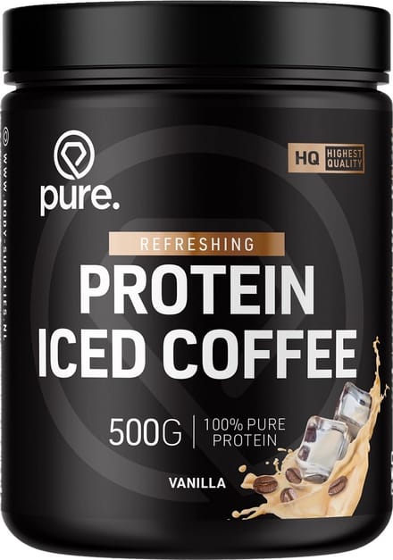 Pure. Protein Iced Coffee - 500 gram - 22g Whey Proteine - 80mg cafeïne - koffie