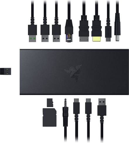 Razer USB 4 Dock - Docking Station - 14 Poorten - USB 4 Dock Voor 2 Schermen - Met HDMI - Zwart