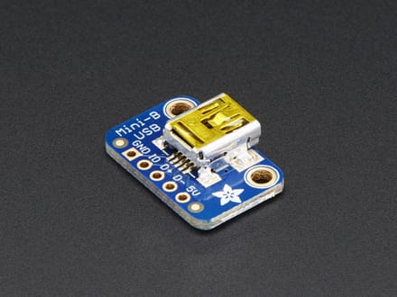 USB Mini-B Breakout Board van Adafruit 1764