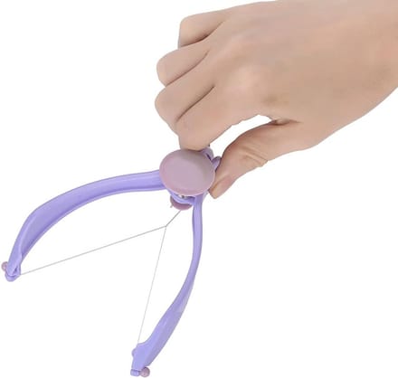 Gezichtsontharing - Paarse gezichtsepilator - Draadepilator - ABS - Comfortabel voor vrouwen