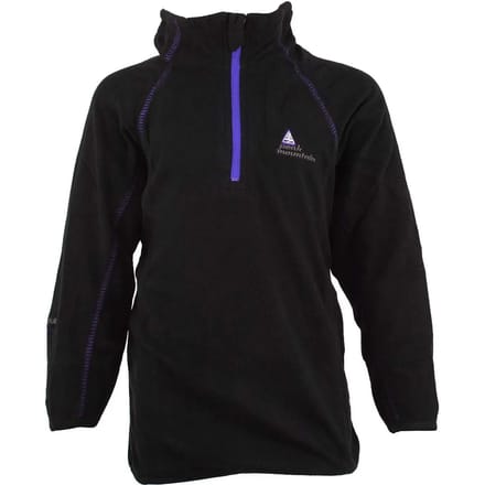 Microfleece sweatshirt met halve rits voor meisjes Peak Mountain Gafine