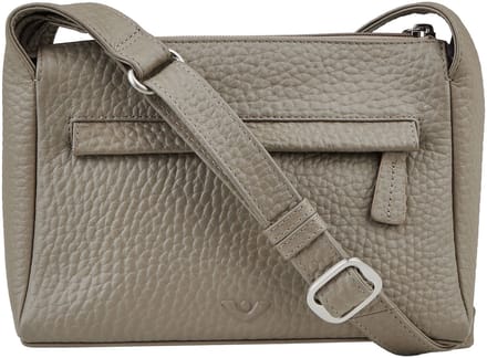 VOi Leren schoudertas Gianna Crossbody Bag Sand Taupe