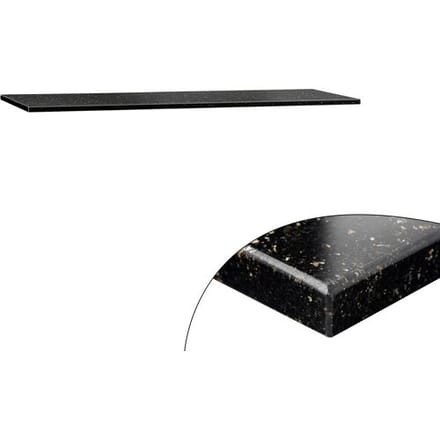 GGM Gastro Granitarbeitsplatte - 1400x800mm - Star Galaxy