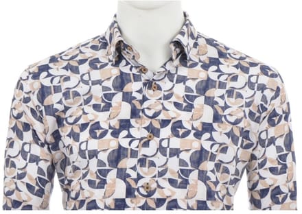 Eden Valley modern fit beige print