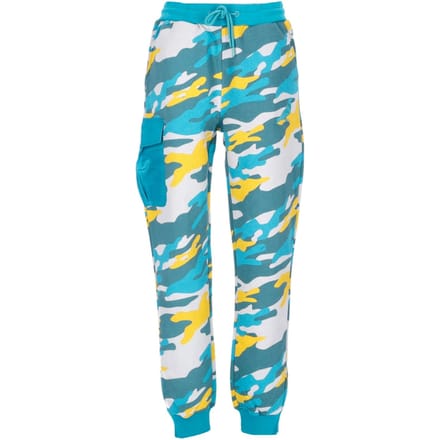 Heren joggingbroek Underhill Camo joggingbroek blauwgroen