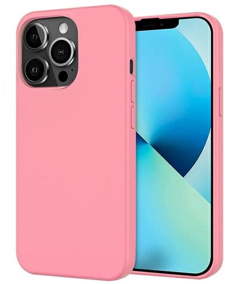 Beline Candy - Hoesje voor Mobiele Telefoon - iPhone 14 Pro Max - Jasnoróżowy - Stijlvol Ontwerp
