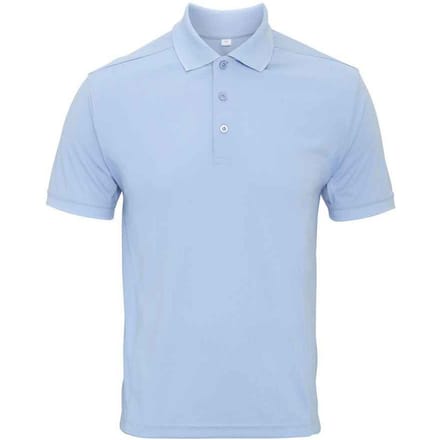 Premier Heren Coolchecker Pique Poloshirt (Lichtblauw)