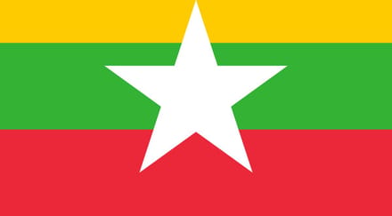 Vlag Myanmar 70x100cm
