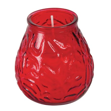 Bolsius Professional Lowboy Kaars, Rood, ( Set van 12 )