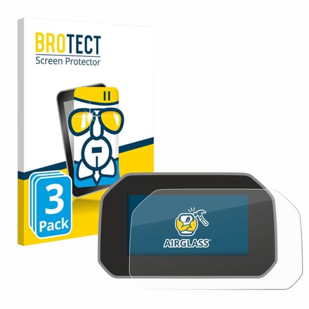 Screenprotector 3 Stuks voor BMW R 1250 GS Adventure Connectivity TFT 6.5" Beschermglas transparant