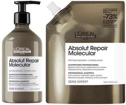 L'Oréal Professionnel - Absolut Repair Molecular Shampoo Refill Set - 2x500ml