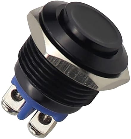 Waterdichte Metalen Drukknopschakelaar voor Start & Besturing (16mm)