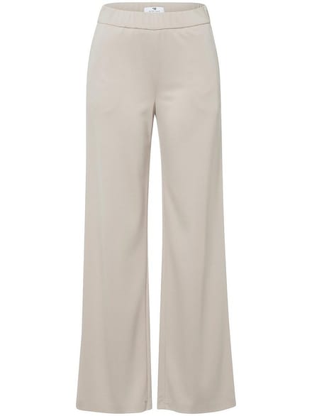 Jersey broek pasvorm Cornelia Van Peter Hahn beige