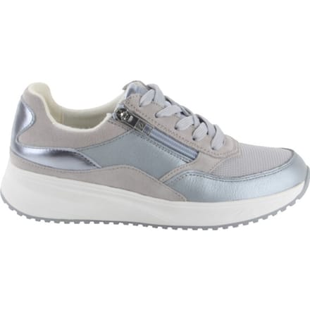 Waldläufer Mara Sneakers - Leer - Dames - Grijs - Maat 41