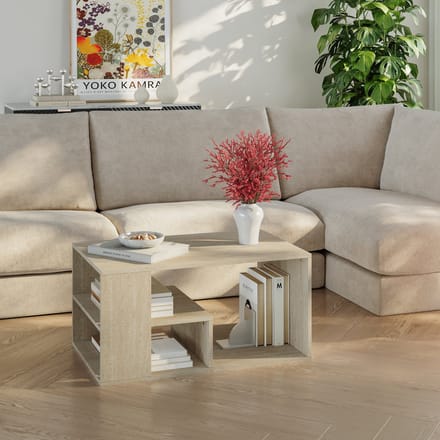 Salontafel Antaa 80x50x40 cm travertin [en.casa]