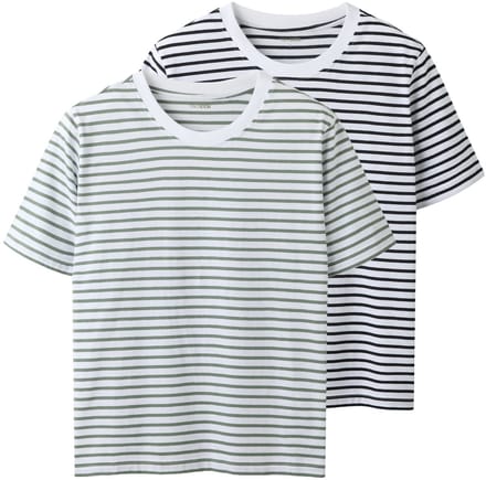 NAME IT - TAFJOX 2P SS REG STRIPED TOP NOOS - Dames - T-shirts