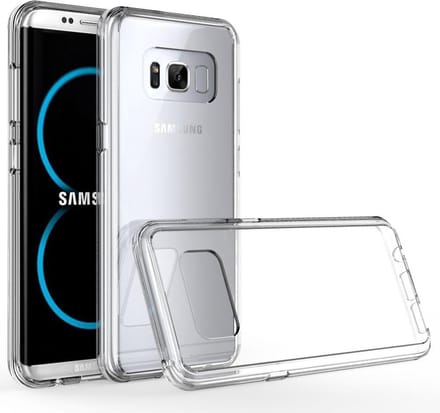 BMAX TPU hard case hoes geschikt voor Samsung Galaxy S8 / Hard cover - Transparant