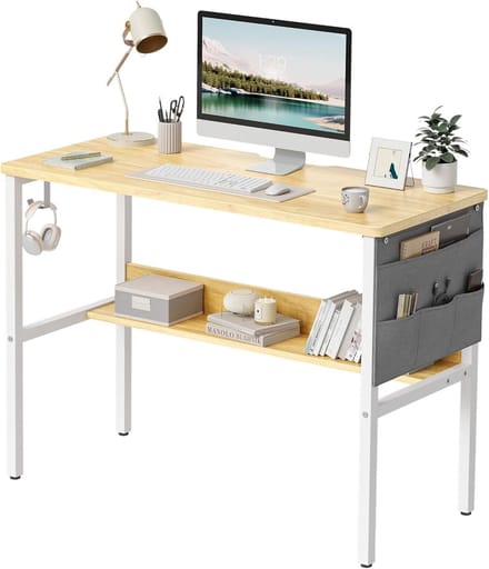 Moderne compacte bureau 96 x 40 cm - perfect voor thuiswerk of studeren
