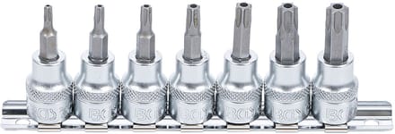 BGS Dopsleutelbitset | 10 mm (3/8"") | T-profiel (voor Torx) met boring T15 - T50 | 7-dlg 9341