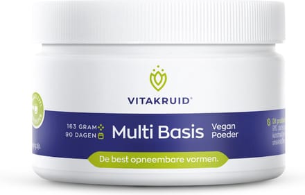 Vitakruid Multi Basis Vegan Poeder - 163 gr